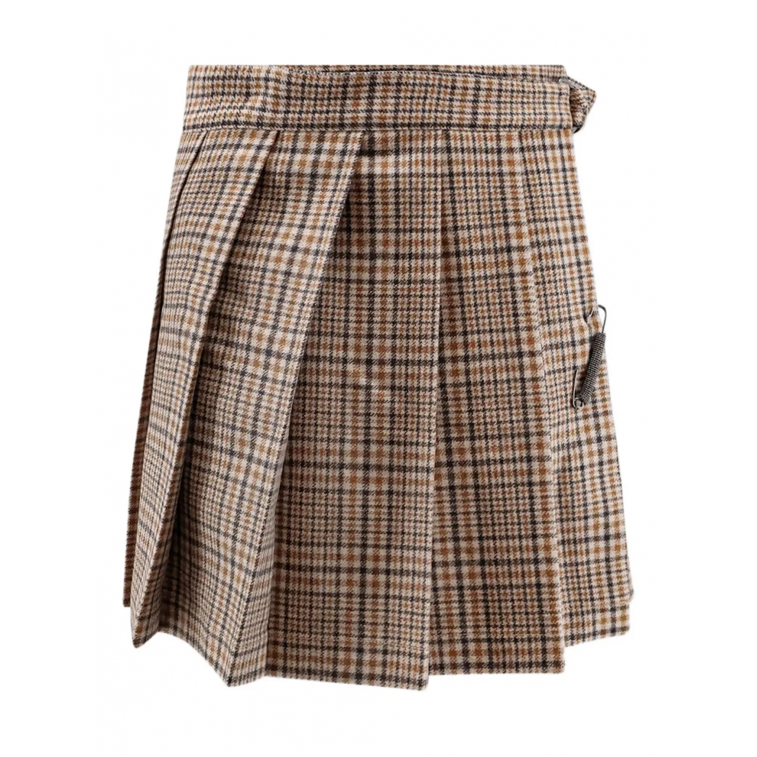 Mini Jupe 'Pleated Check' pour Femmes