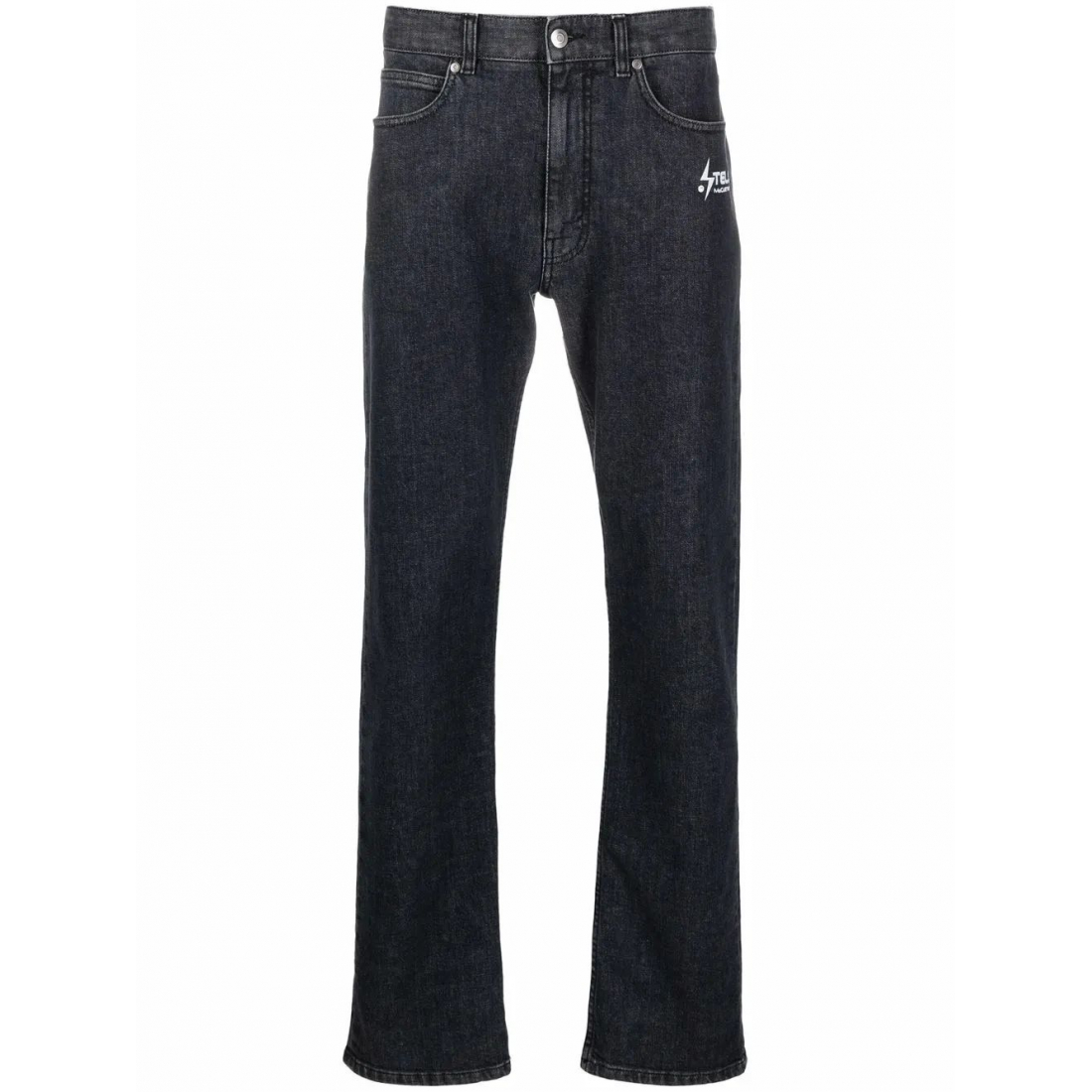 Jeans 'Straight-Leg Logo-Print'