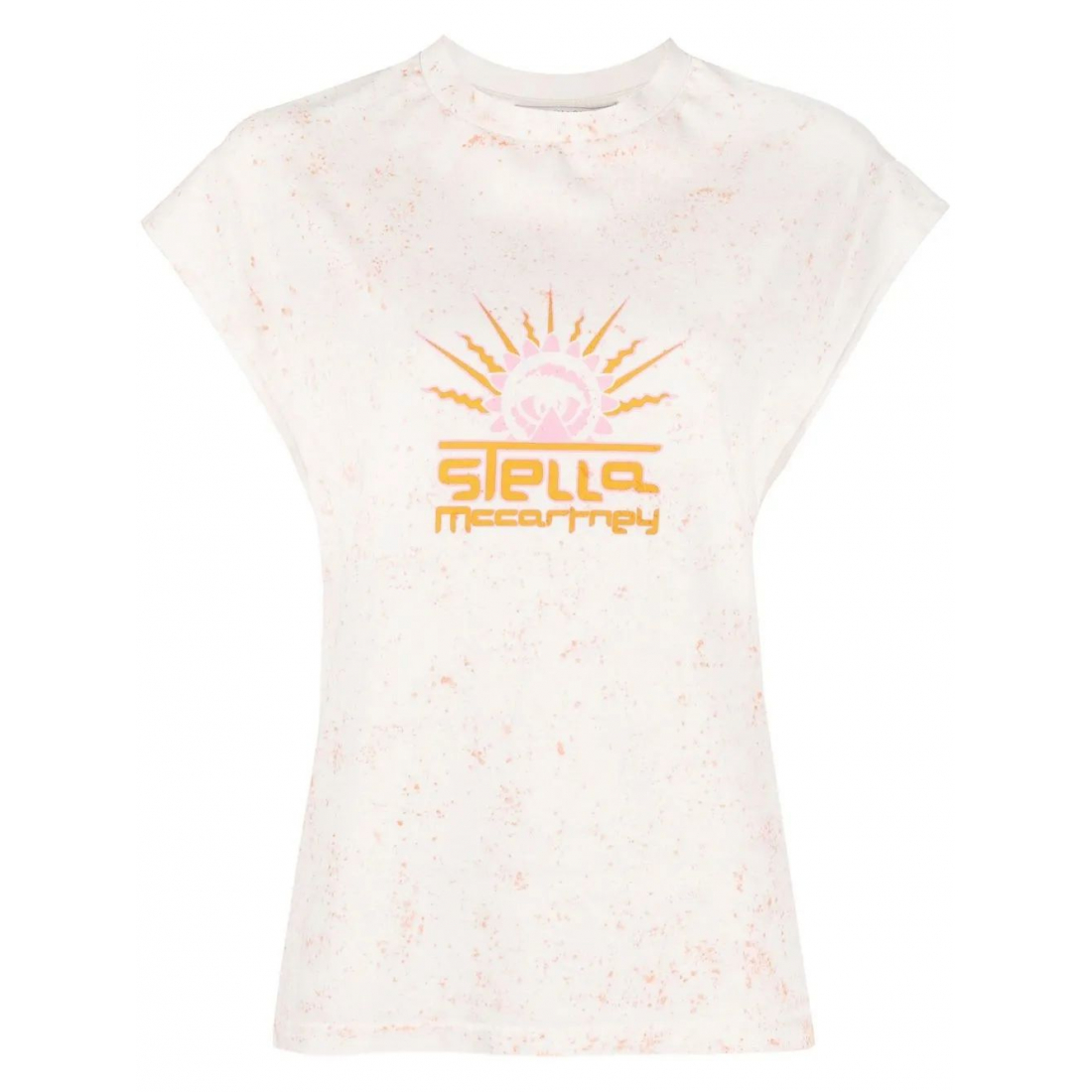 T-shirt 'Graphic-Print Cap-Sleeved' pour Femmes