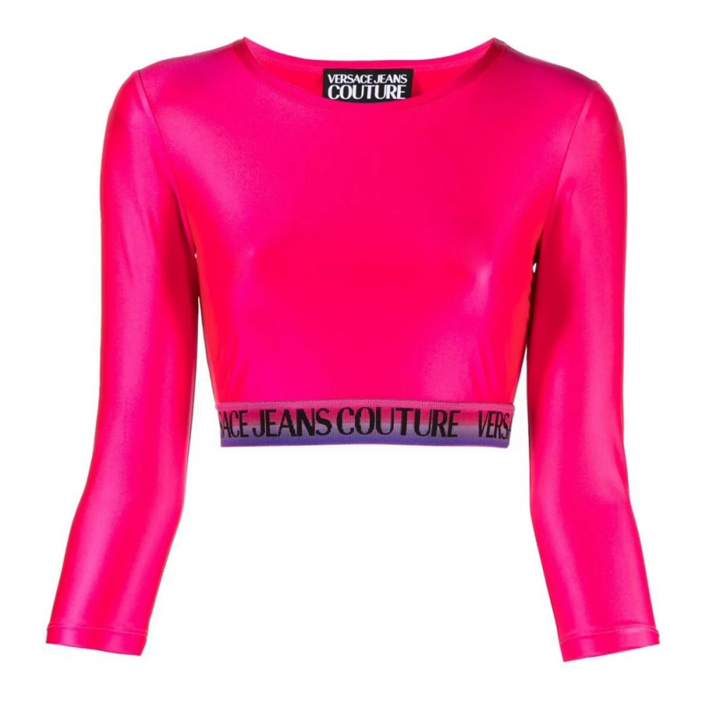 Crop Top 'Logo' pour Femmes