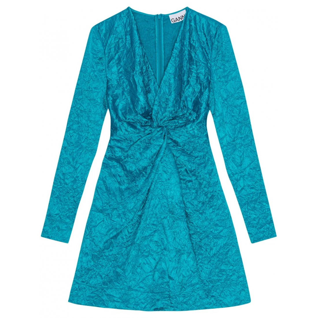 Robe mini 'Crinkled Satin' pour Femmes