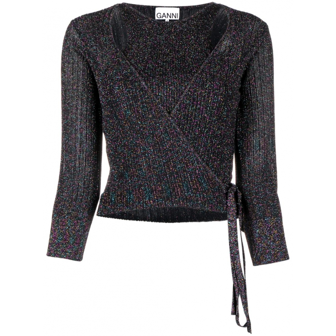 Top 'Sparkle Ribbed-Knit' pour Femmes