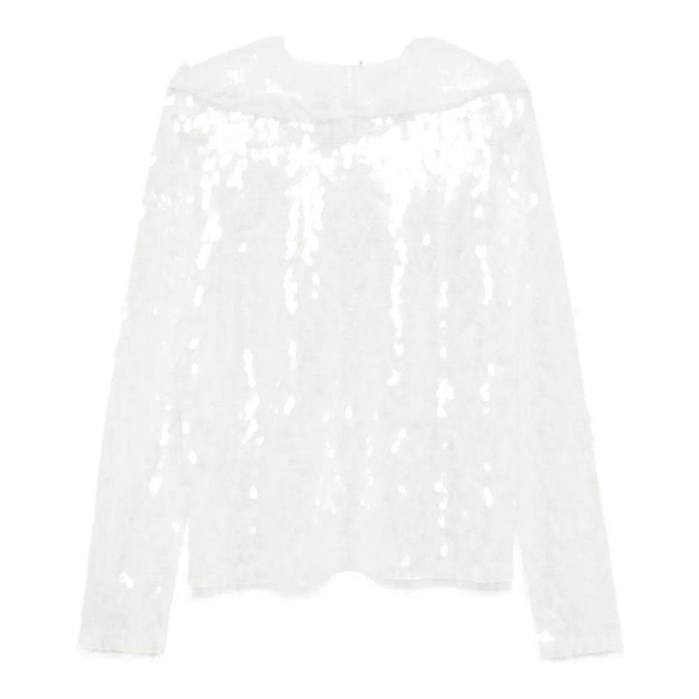 Sweatshirt à capuche  'Sequin-Embellished' pour Femmes