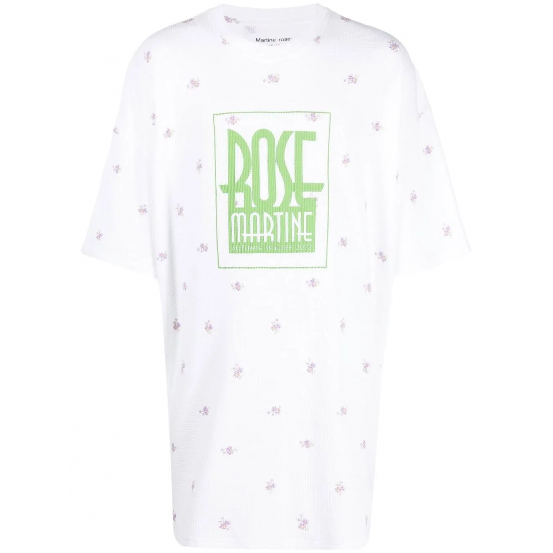 T-shirt 'Long-Line Logo-Print' pour Hommes