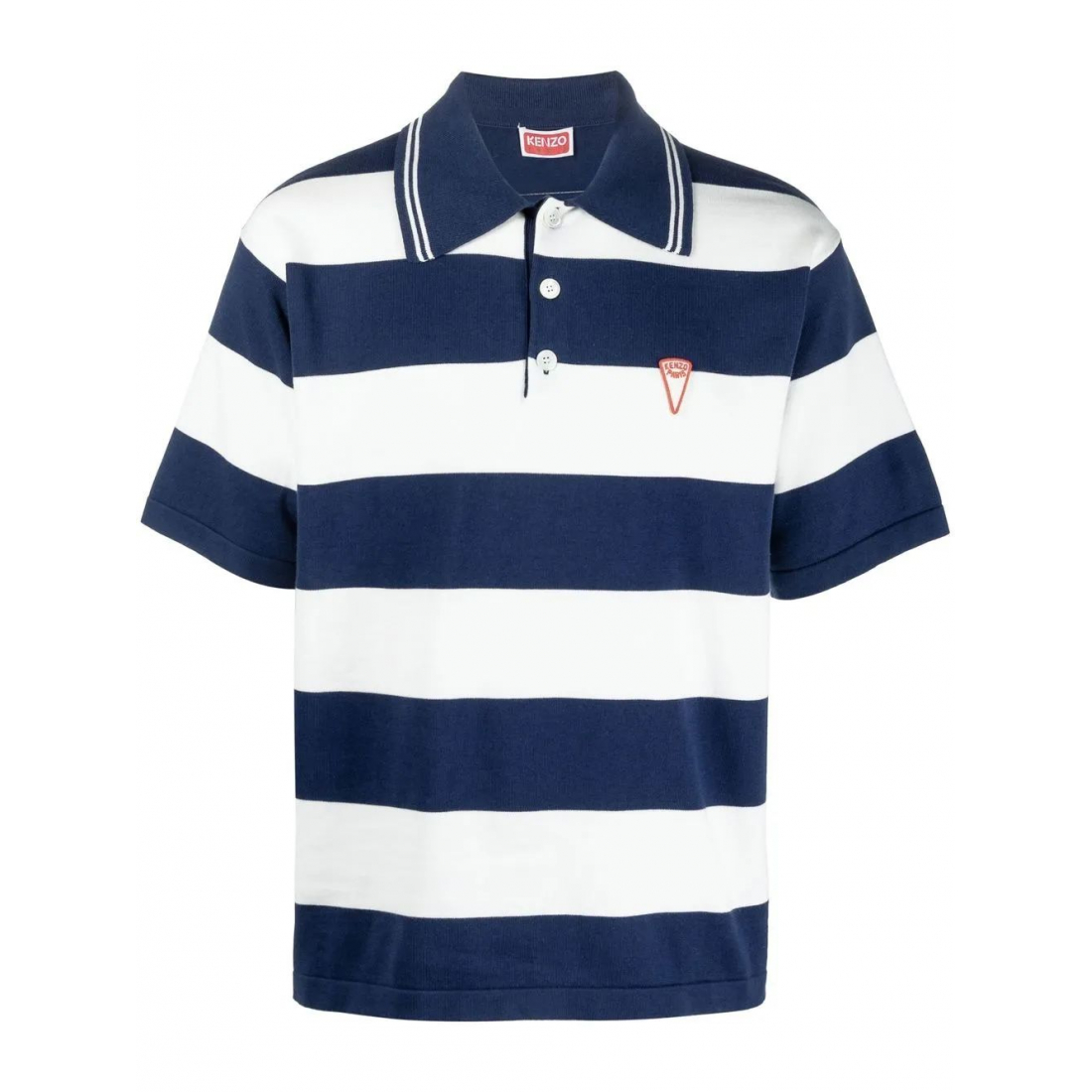 Polo 'Embroidered Logo Striped' pour Hommes