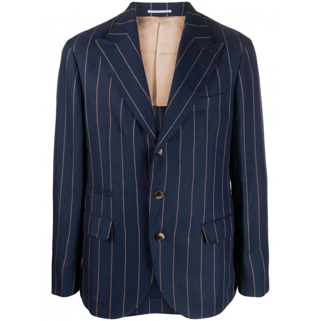 Blazer 'Pinstriped Single-Breasted' pour Hommes