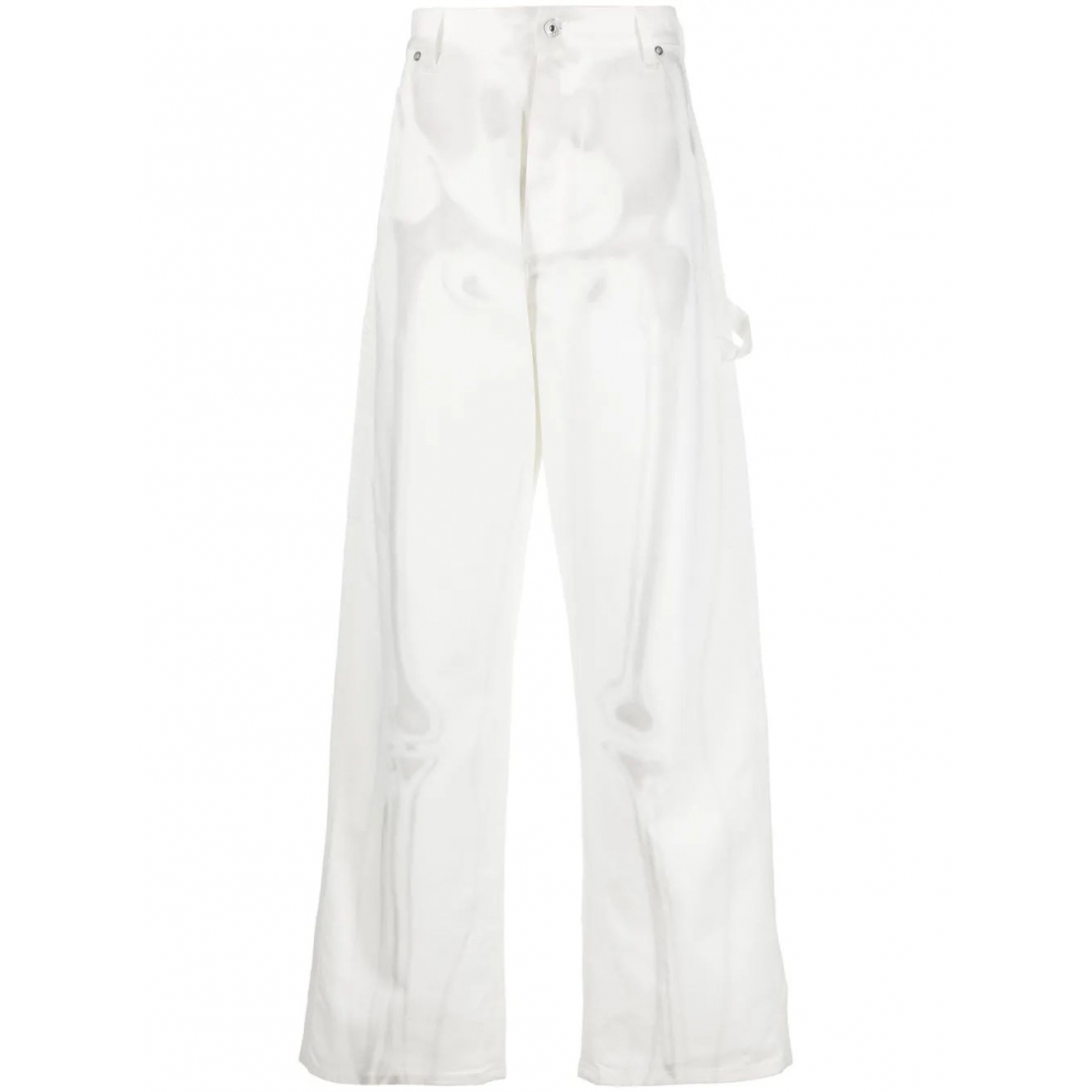 Men's 'Body Scan-Print Wide-Leg' Jeans