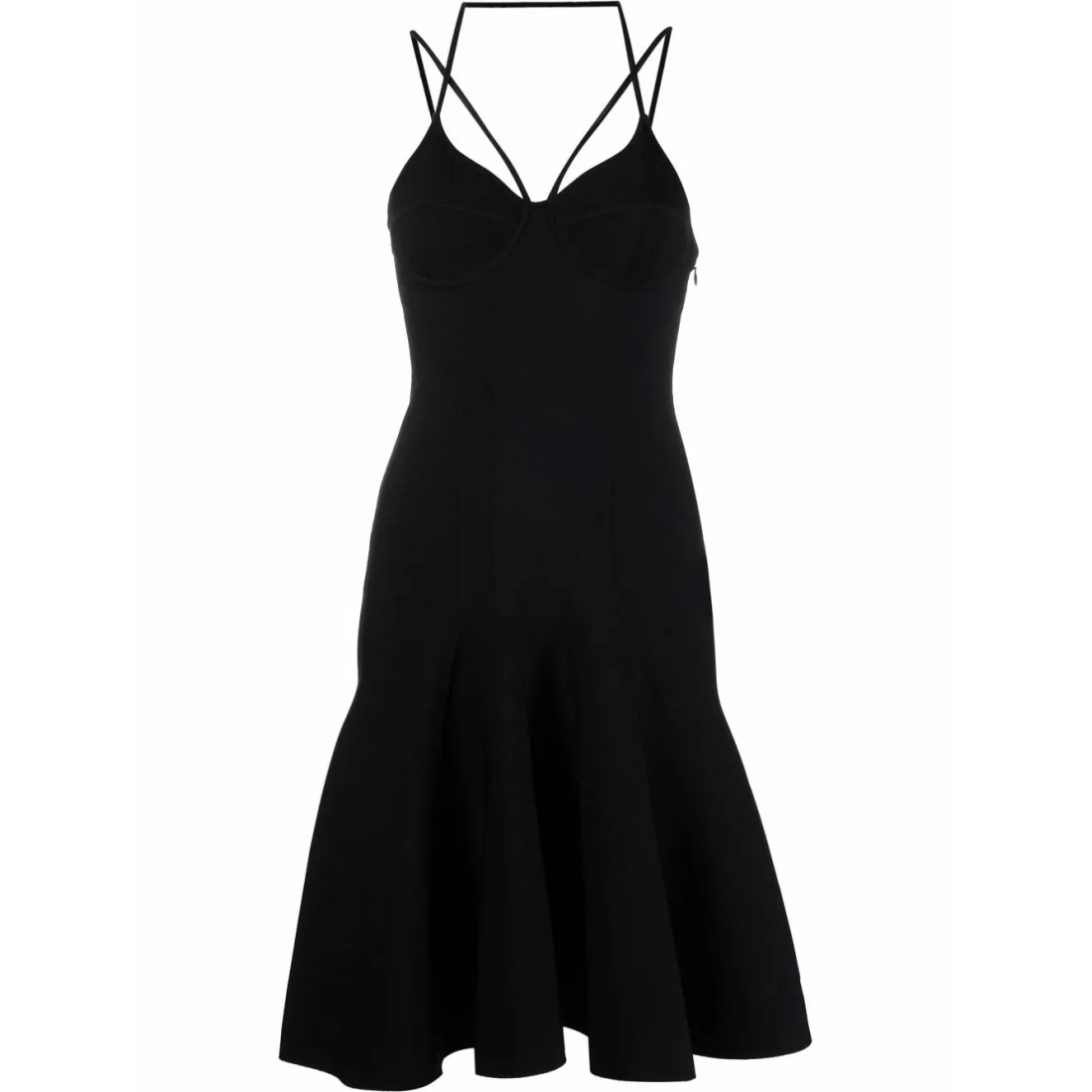 Robe mini 'Fluted' pour Femmes