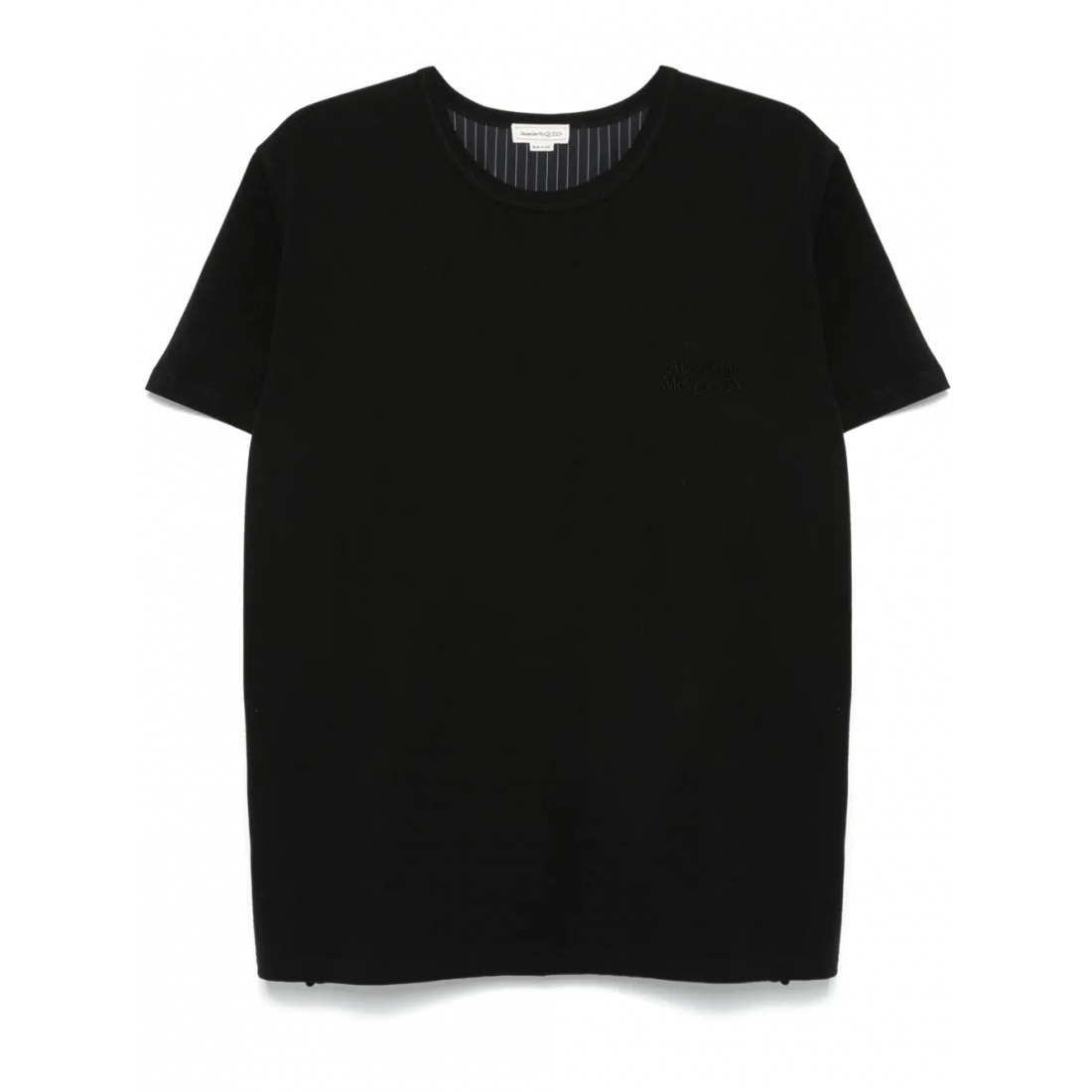 T-shirt 'Pinstripe-Panel' pour Hommes