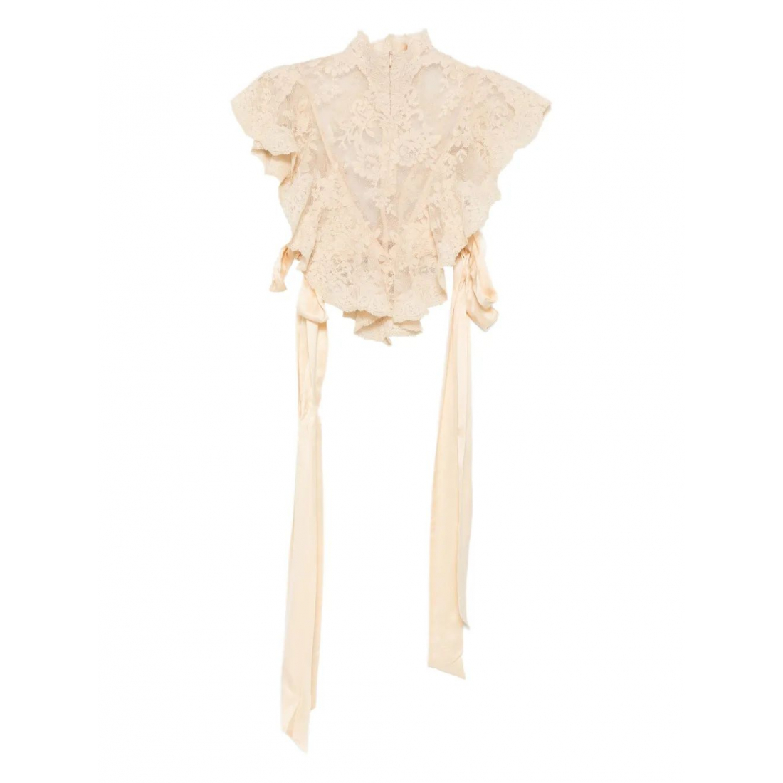 Top 'Hypnotic Lace Ruffled' pour Femmes