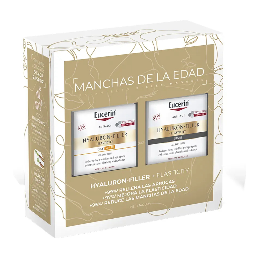 Coffret de soins du visage 'Hyaluron-Filler + Elasticity' - 2 Pièces