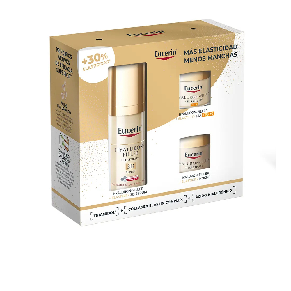 Coffret de soins du visage 'Hyaluron-Filler + Elasticity' - 3 Pièces