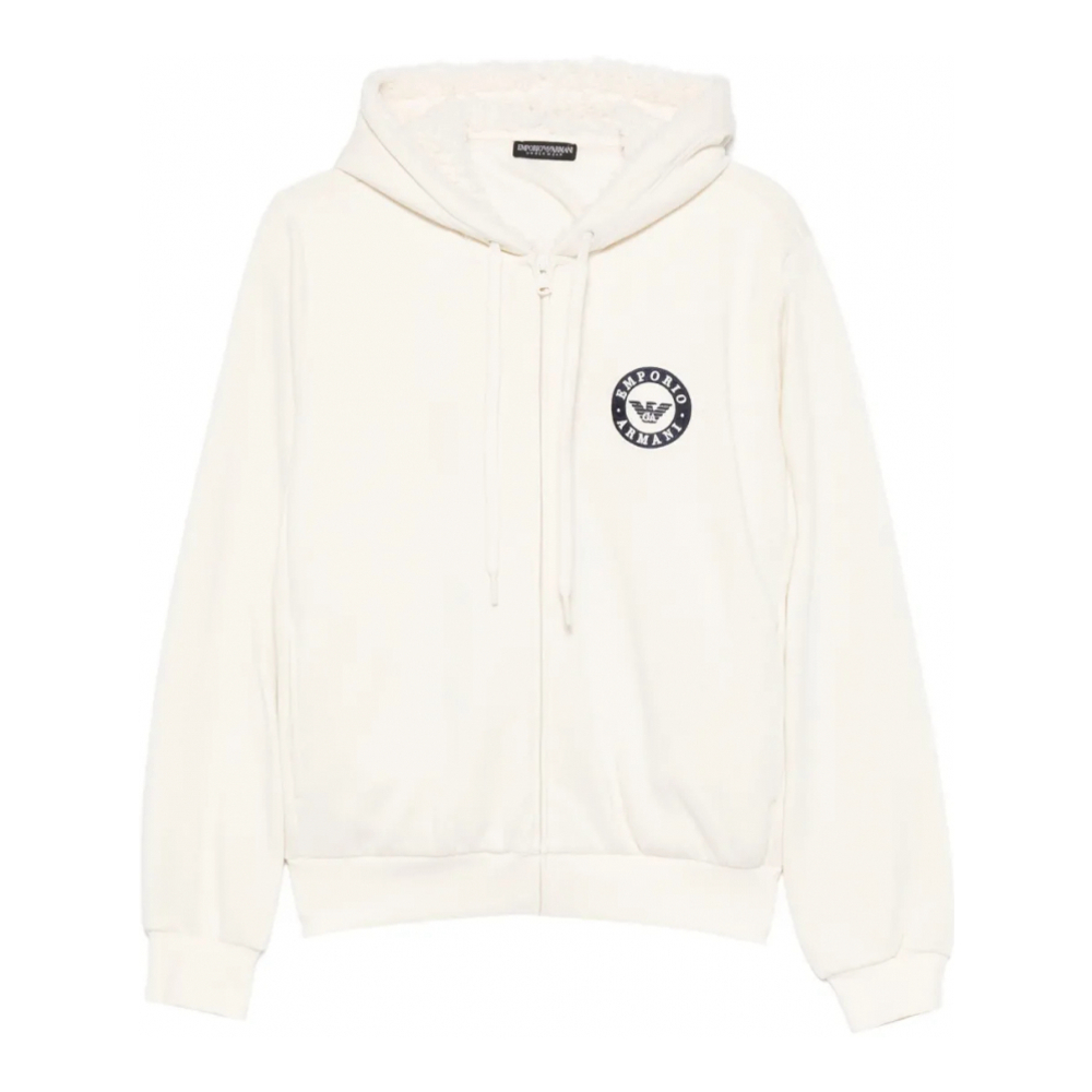 Sweatshirt à capuche  'Logo-Embroidered Zip-Up' pour Femmes