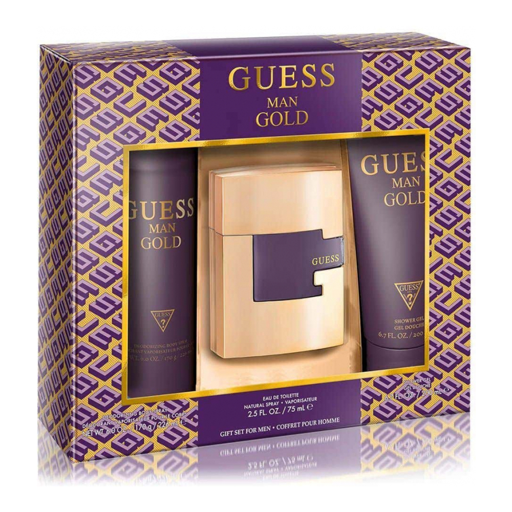 Coffret de parfum 'Man Gold' - 3 Pièces