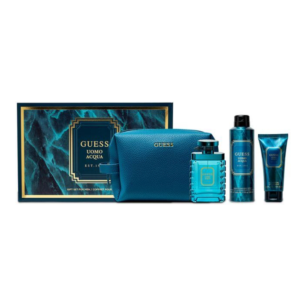 Coffret de parfum 'Uomo Acqua' - 4 Pièces