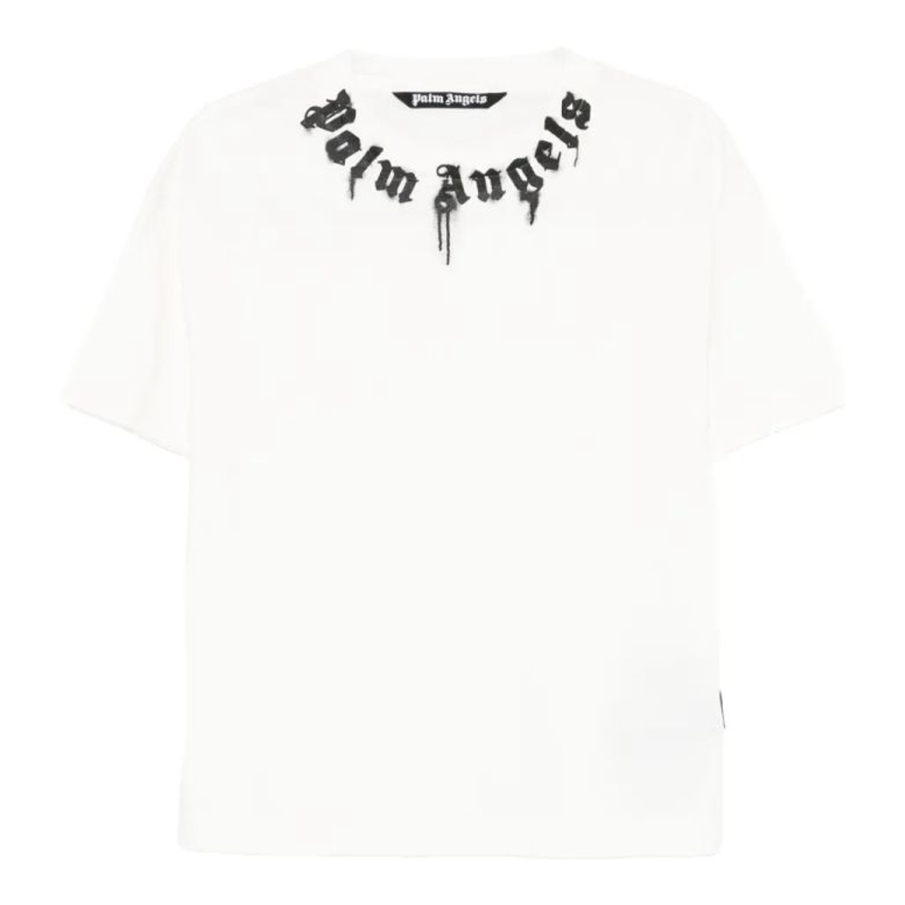 T-shirt 'Neck-Logo' pour Hommes