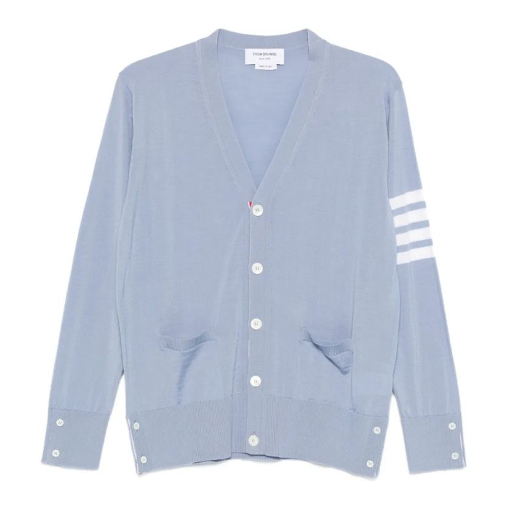 Men's 'V-Neck Fine-Knit' Cardigan