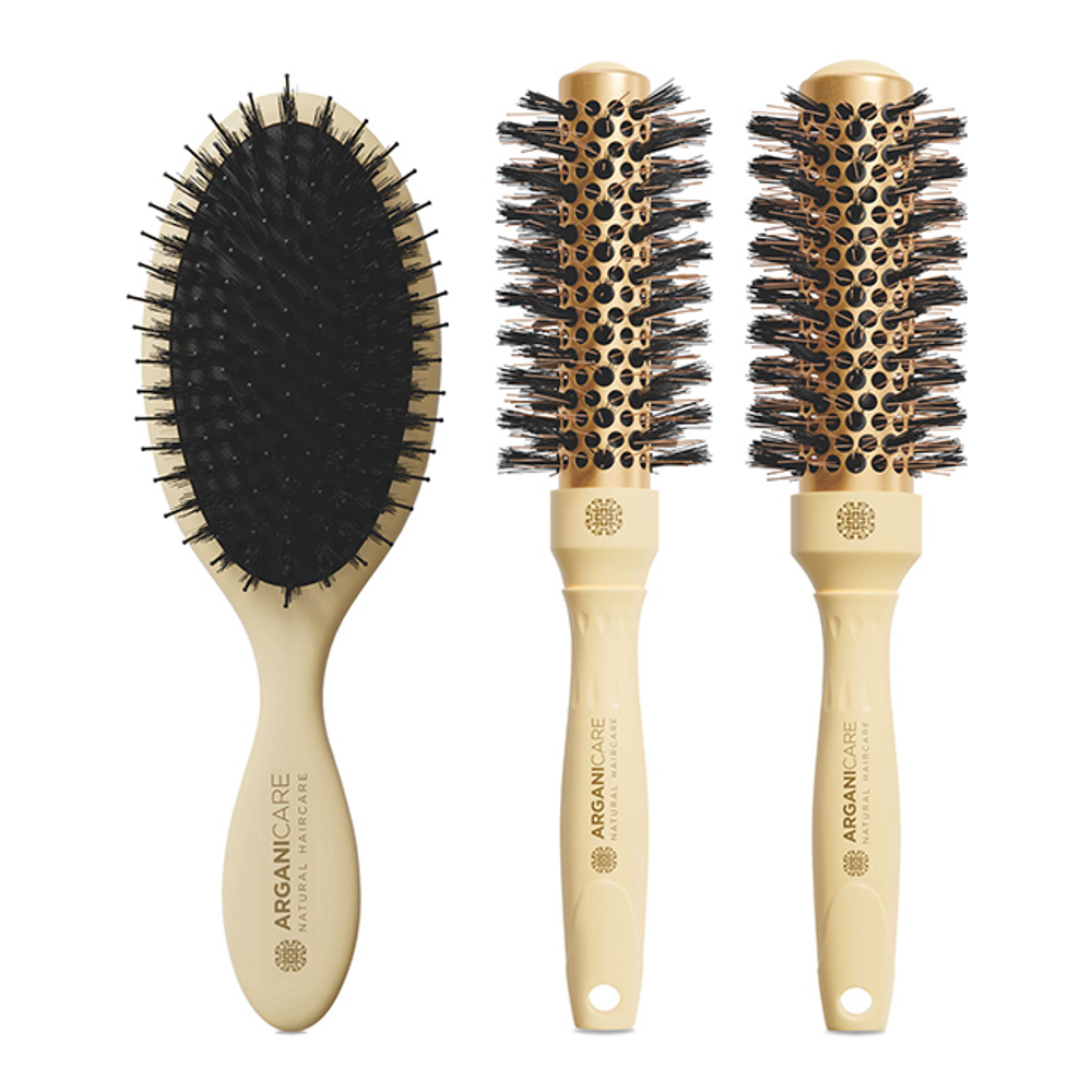 'Gentle Smoothing & Intense Volume' Hair Brush Set