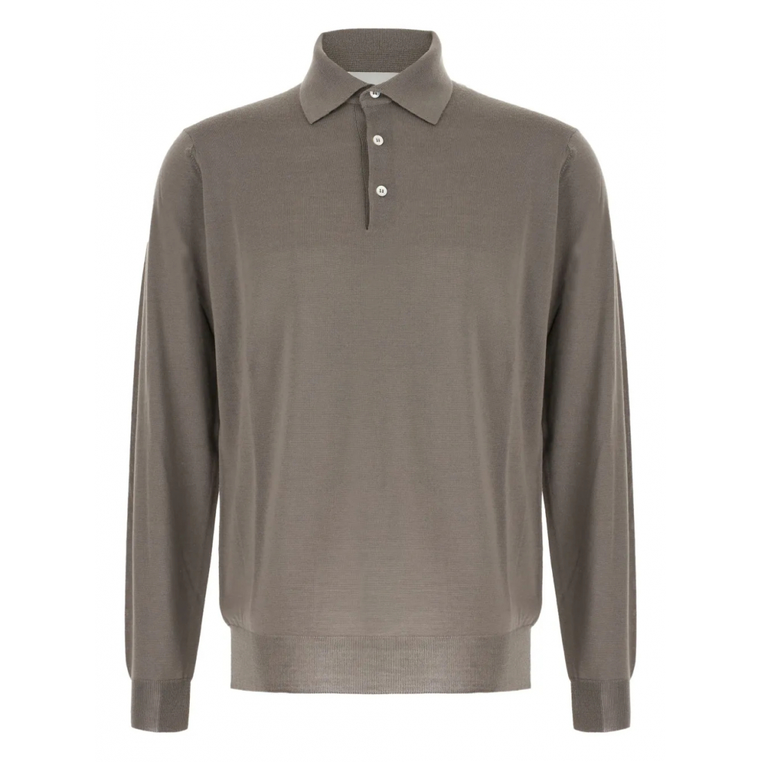 Polo manches longues 'Long-Sleeve Knitted' pour Hommes