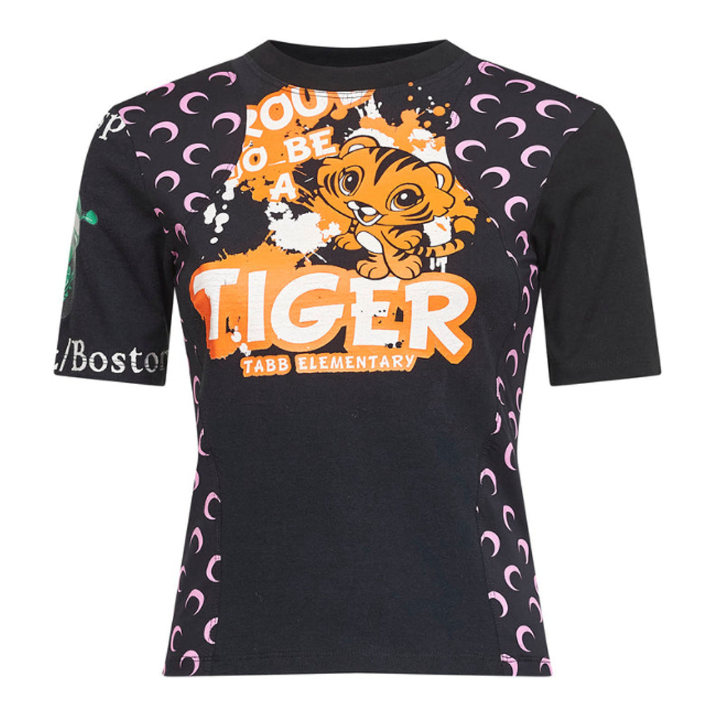 T-shirt 'Regenerated Graphic Baby-Fit' pour Femmes