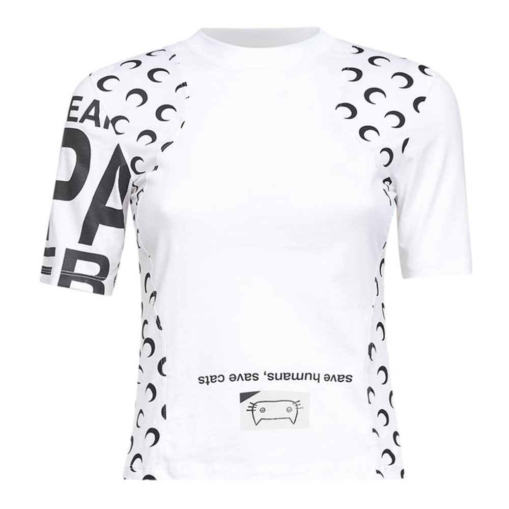 T-shirt 'Regenerated Graphic Baby-Fit' pour Femmes