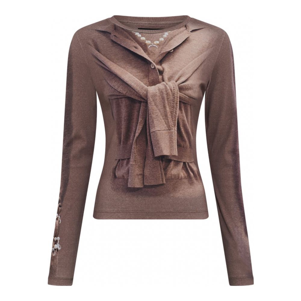 Women's 'Trompe-L’Œil' Long-Sleeve T-Shirt