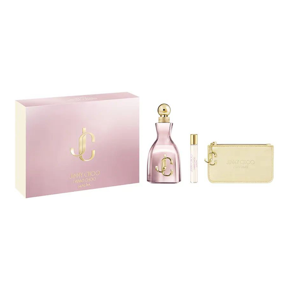 Coffret de parfum 'I Want Choo With Love' - 3 Pièces