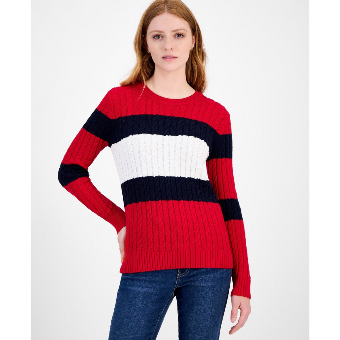 Pull 'Flag Cable Knit' pour Femmes