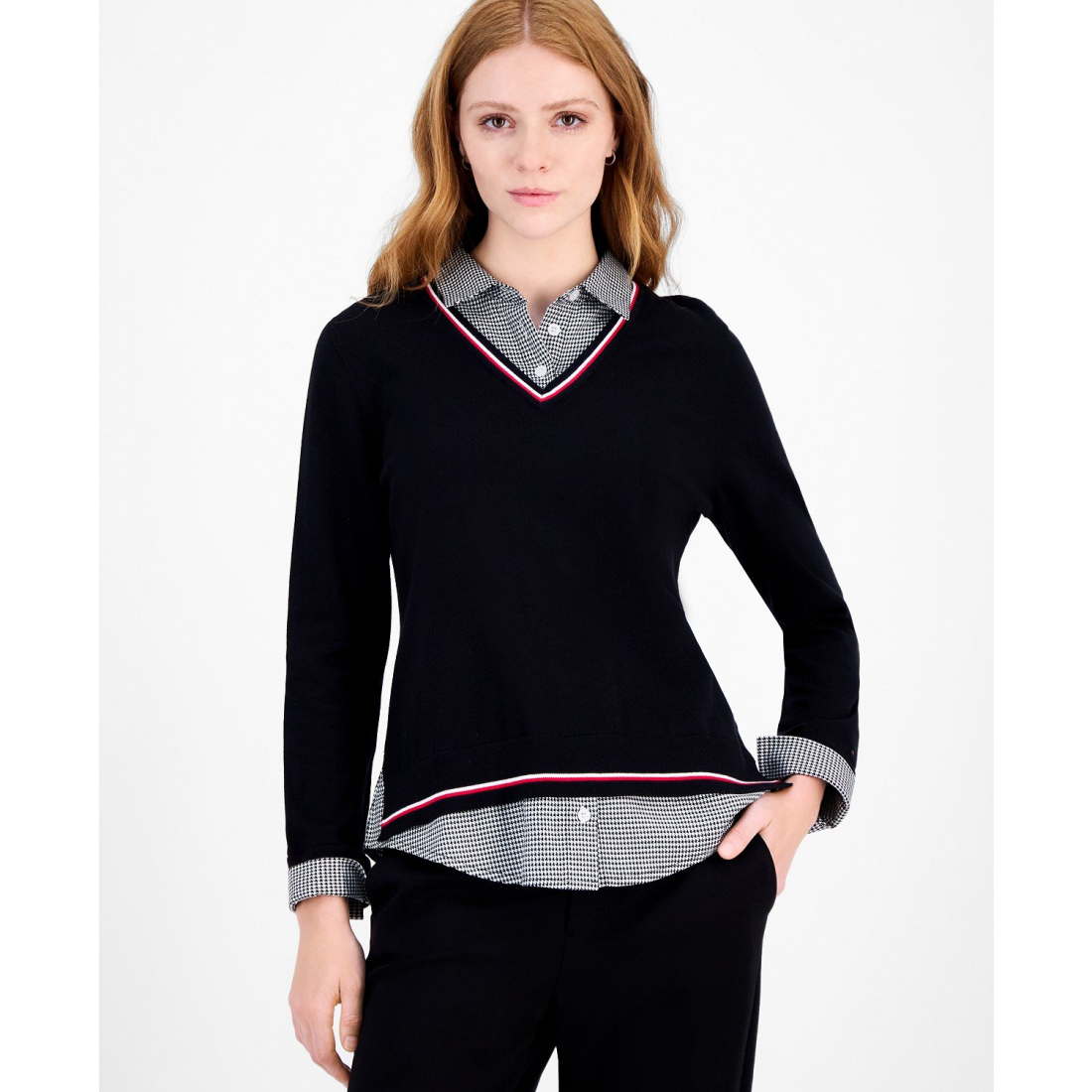Pull 'Twofer Long-Sleeve' pour Femmes