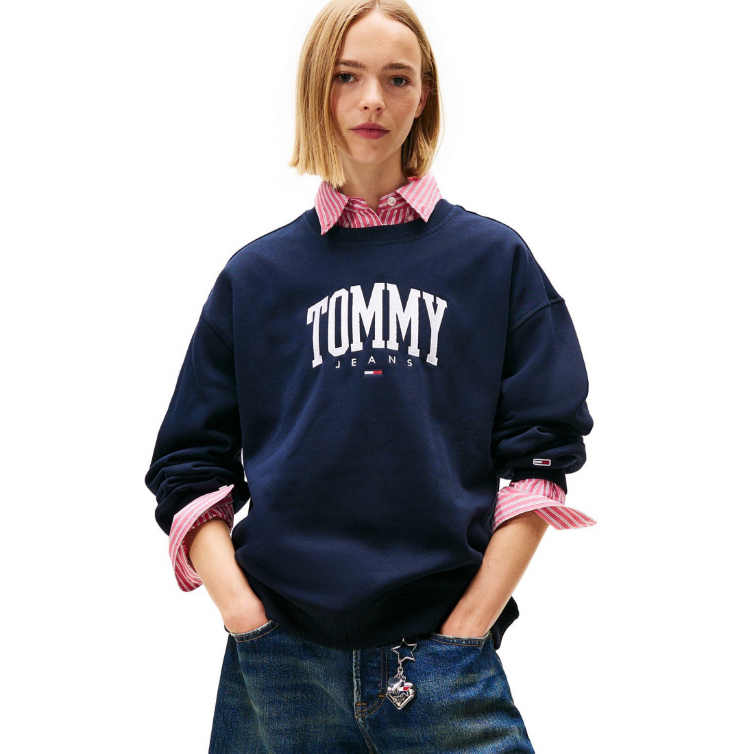 Sweatshirt 'Collegiate Logo' pour Femmes
