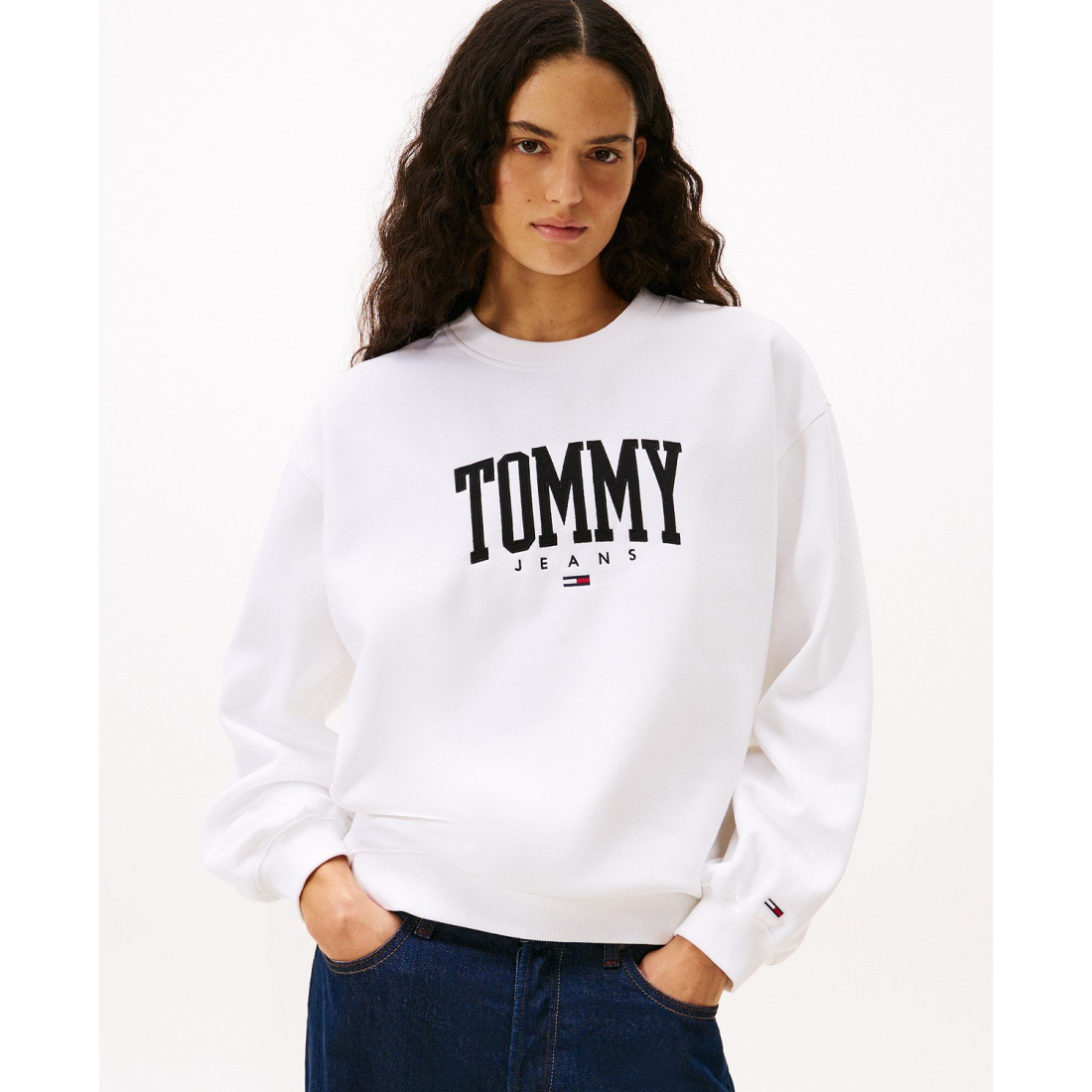 Sweatshirt 'Collegiate Logo' pour Femmes