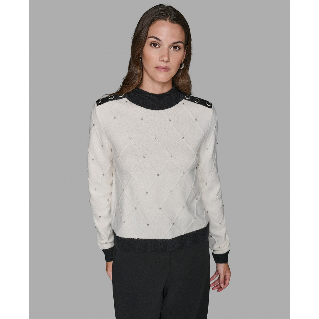 Pull 'Mock Neck' pour Femmes