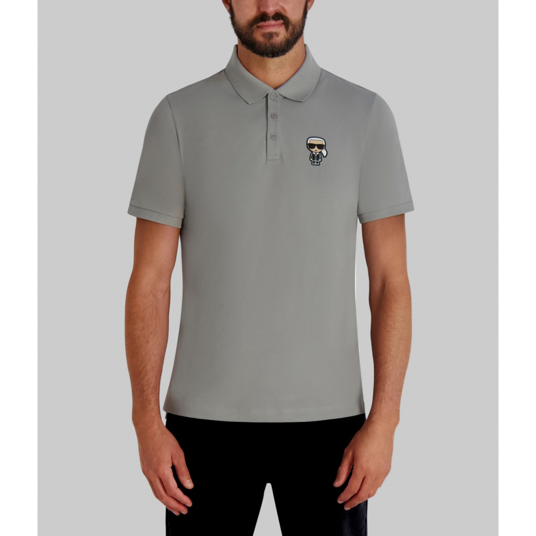 Polo 'Pique 3 Button With Karl' pour Hommes