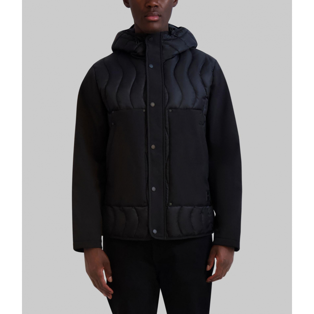 Veste 'Quilted Hooded' pour Hommes
