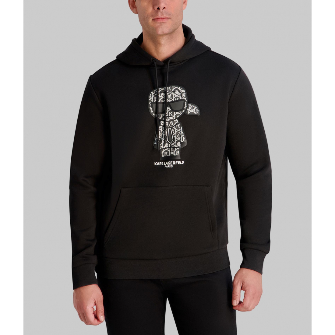 Sweatshirt à capuche  'Monogram Karl Fleece' pour Hommes