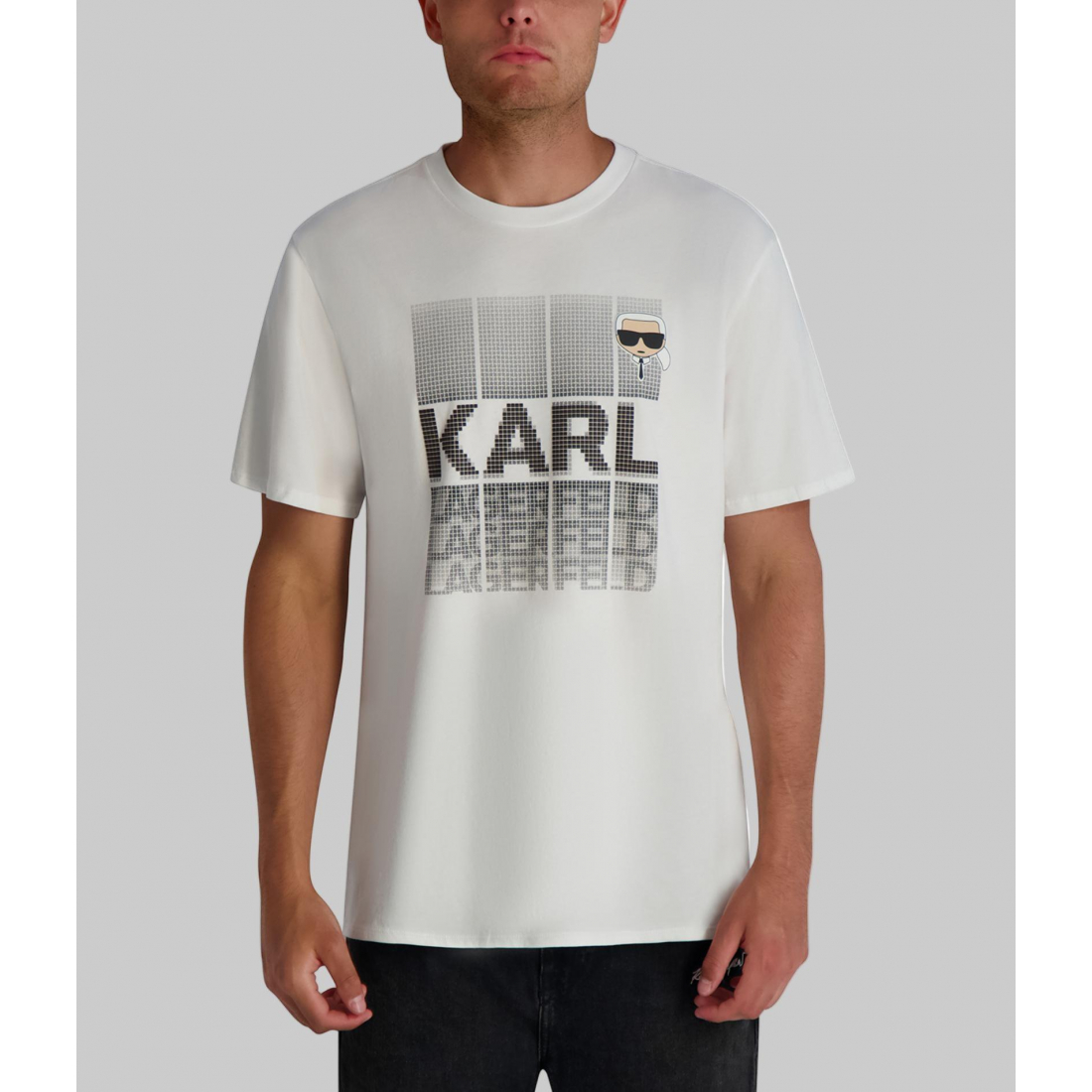 T-shirt 'Gradient Floating Karl' pour Hommes