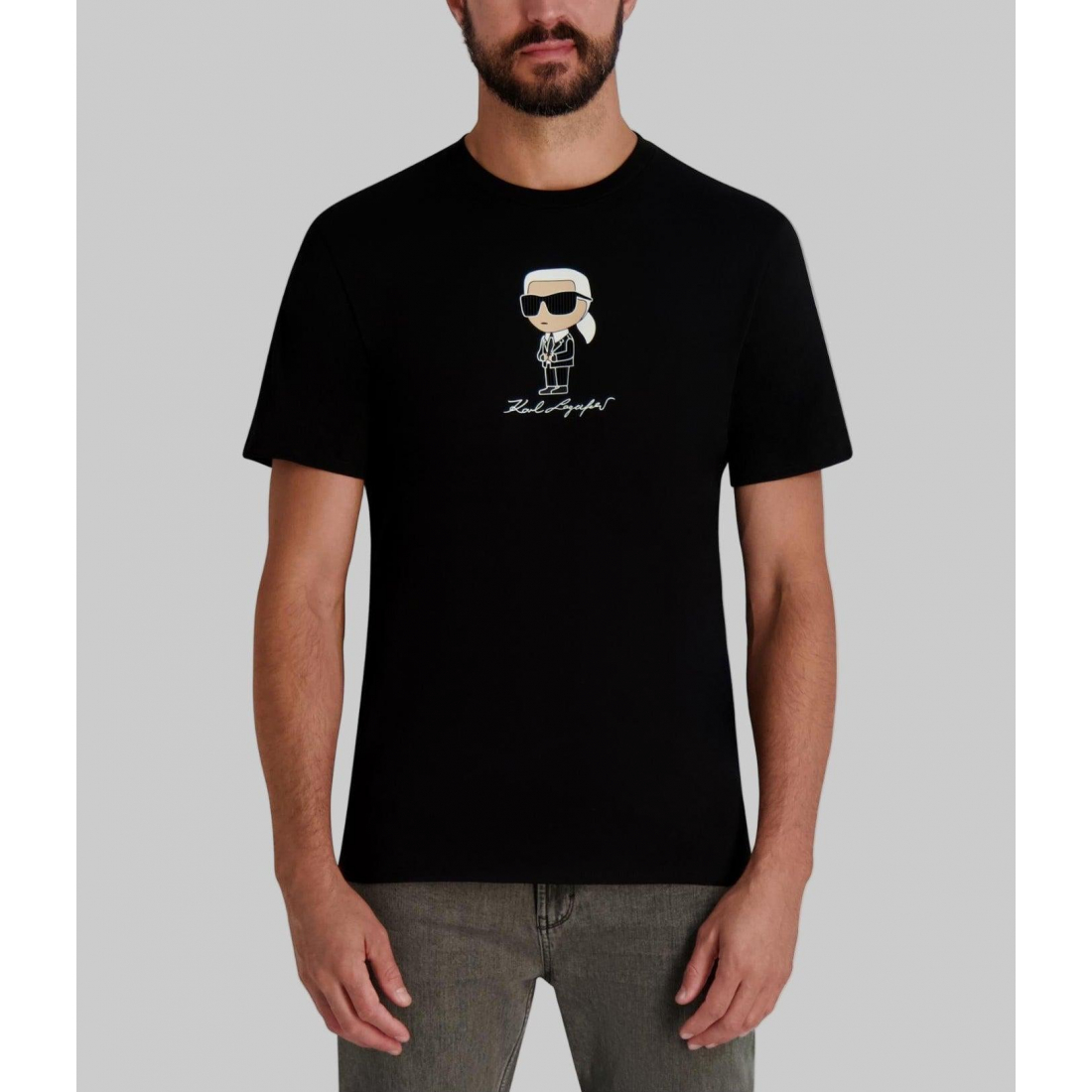 T-shirt 'Small Karl With Flocking Suit And Glasses' pour Hommes