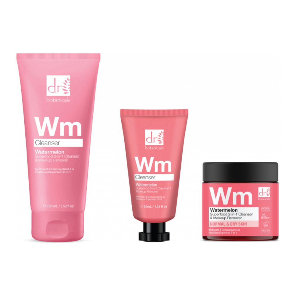 'Watermelon Superfood 2' Reinigungsmittel & Make-up-Entferner - 3 Stücke