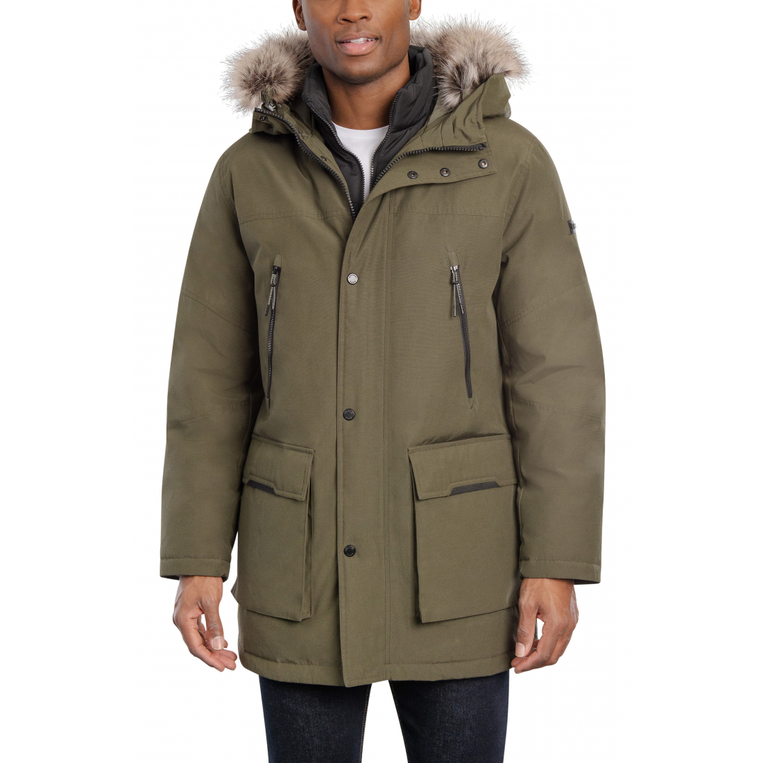Veste 'Benson Trimmed Hooded' pour Hommes