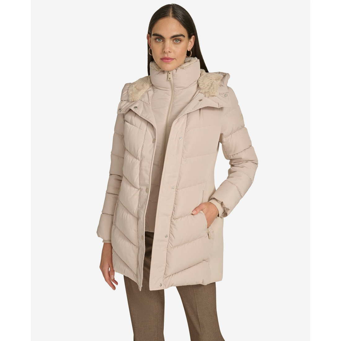 Manteau matelassé 'Hooded' pour Femmes