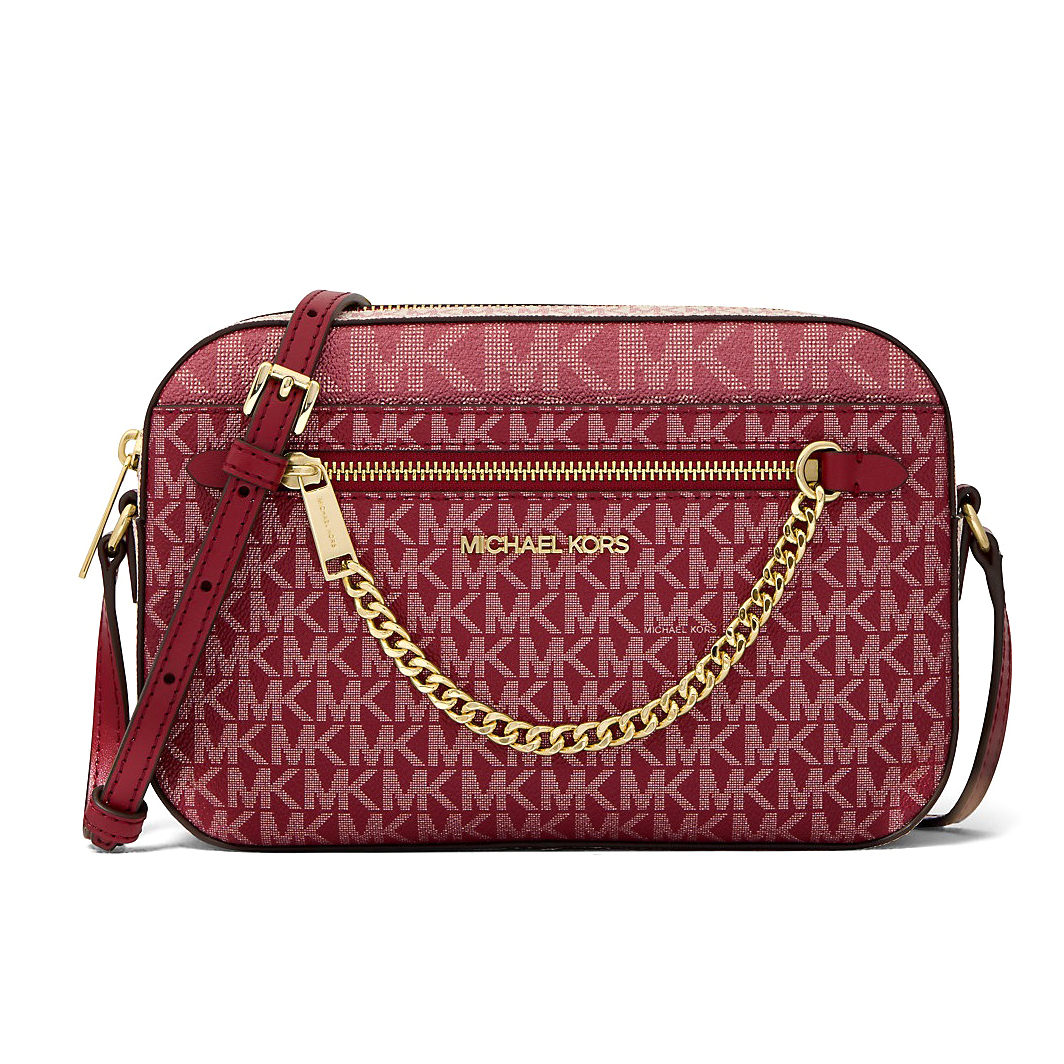 Sac à bandoulière 'Jet Set Large Metallic Signature Logo' pour Femmes