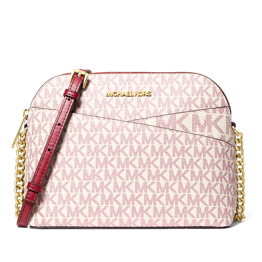 Women's 'Jet Set Travel Medium Signature Logo Dome' Crossbody Bag