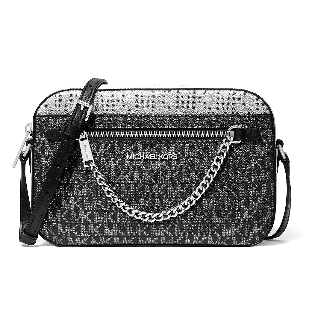 Sac à bandoulière 'Jet Set Large Metallic Signature Logo' pour Femmes