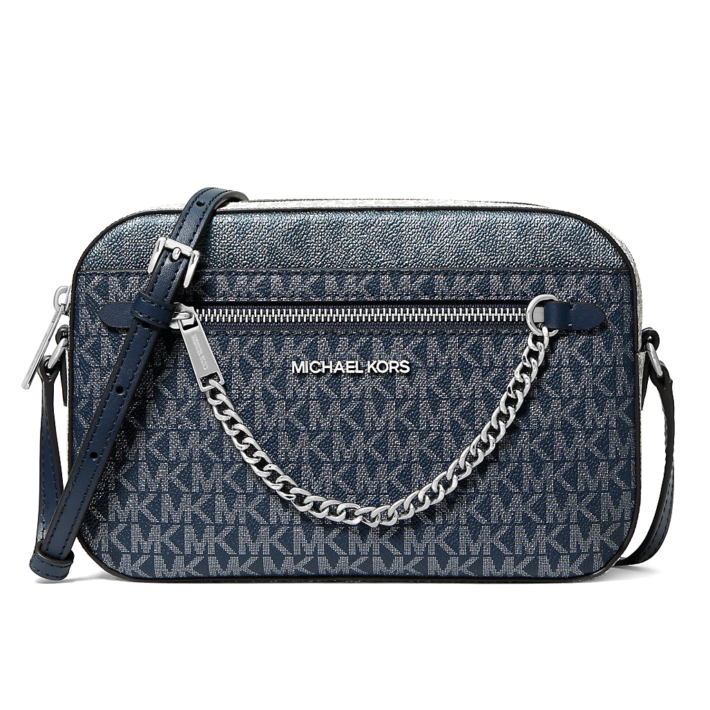 Sac à bandoulière 'Jet Set Large Metallic Signature Logo' pour Femmes