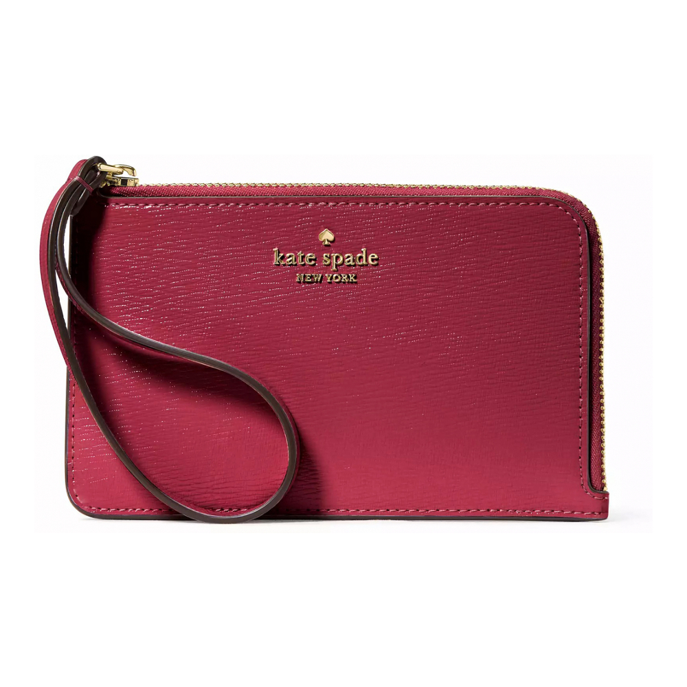 Women's 'Lucy Small Textured L-Zip' Card Holder