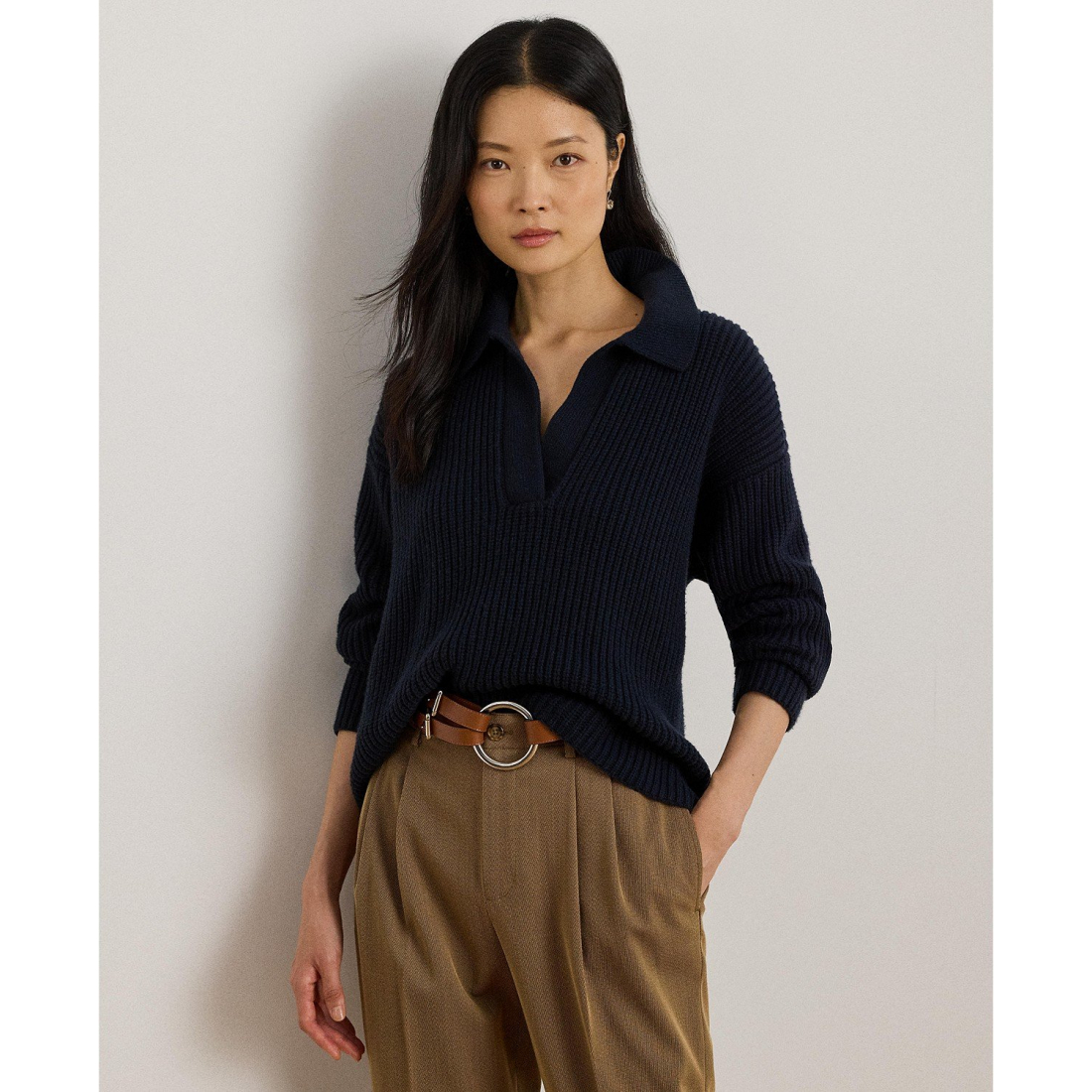 'Superb Plus-Cerray Long Sleeve Sweater' pour Femmes