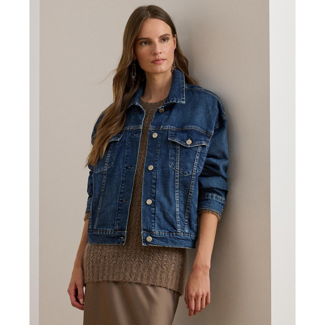 'Denim Trucker Jacket' pour Femmes