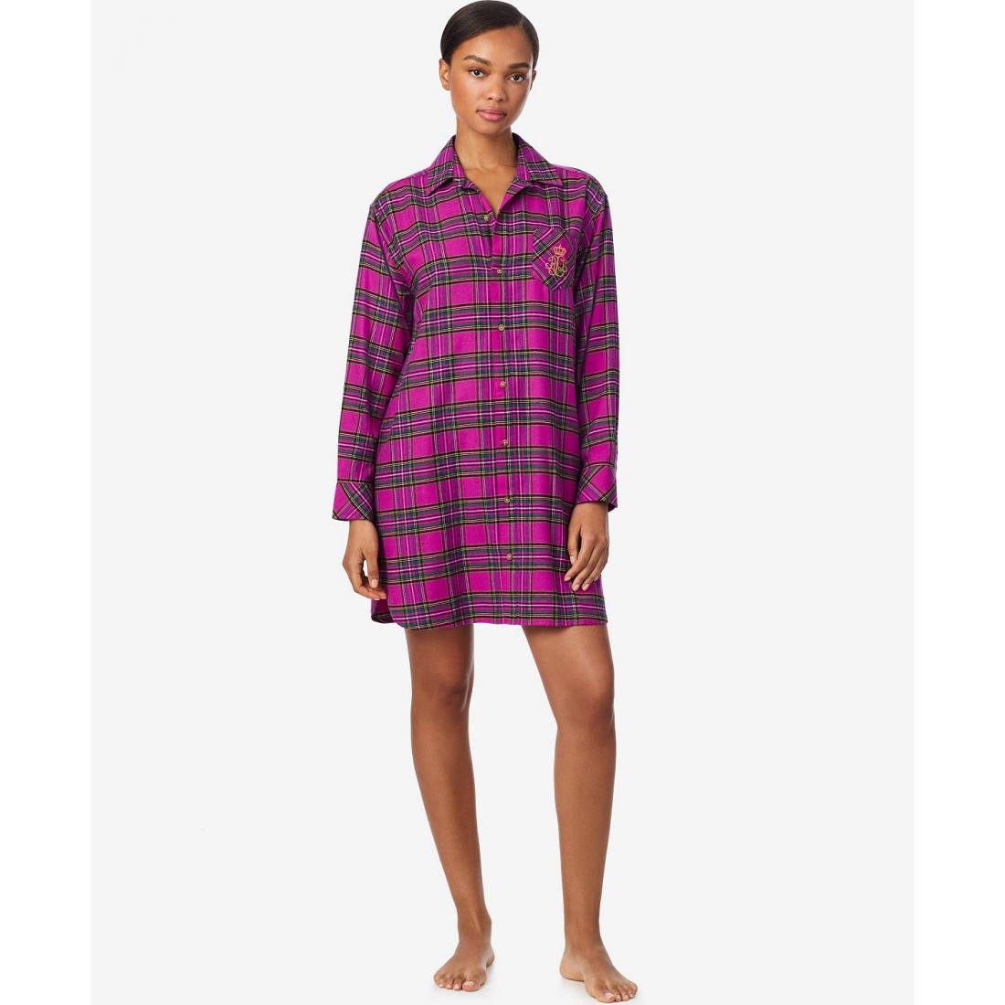 'Long Sleeves Sleepshirt' pour Femmes