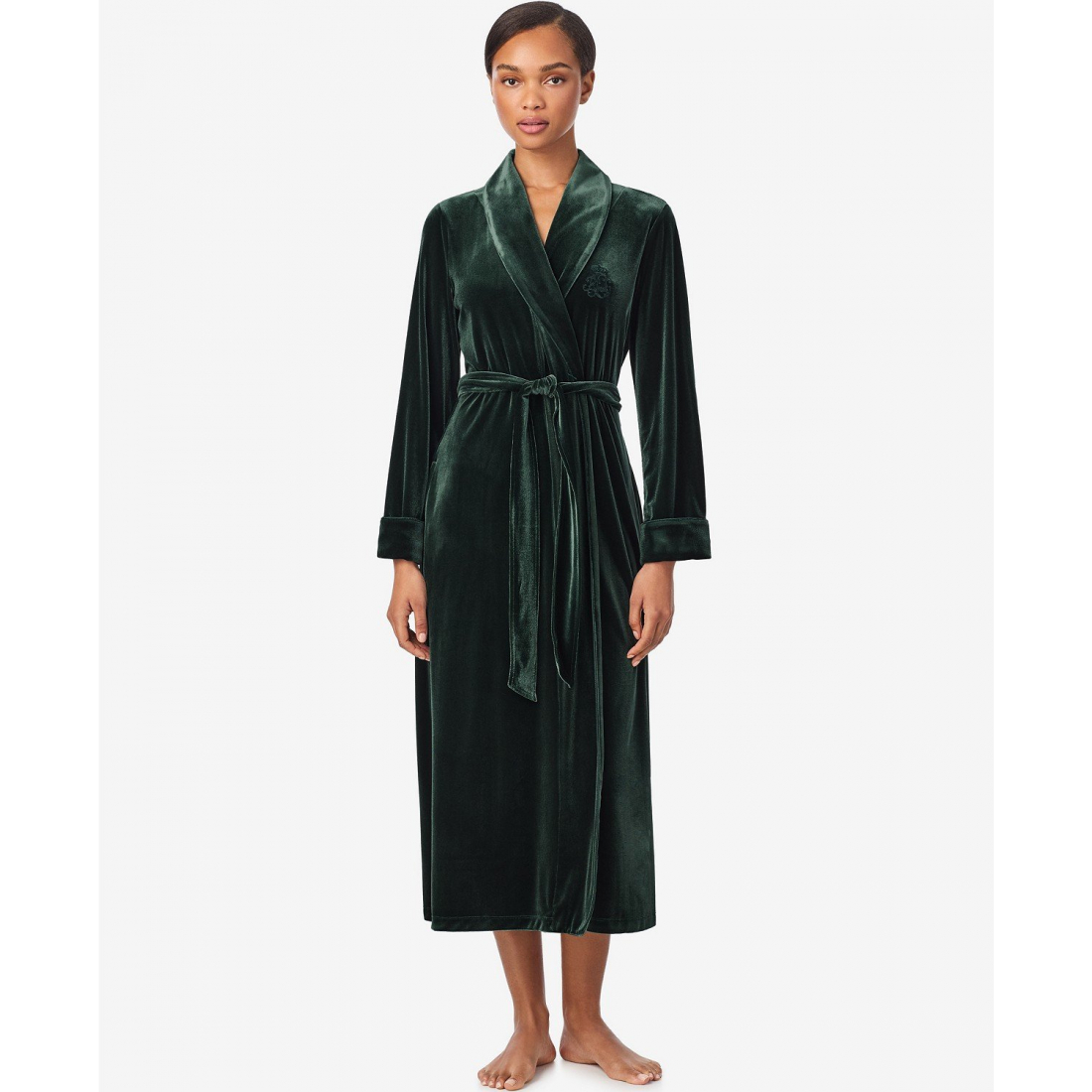 'Long Sleeves Shawl Collar Robe' pour Femmes