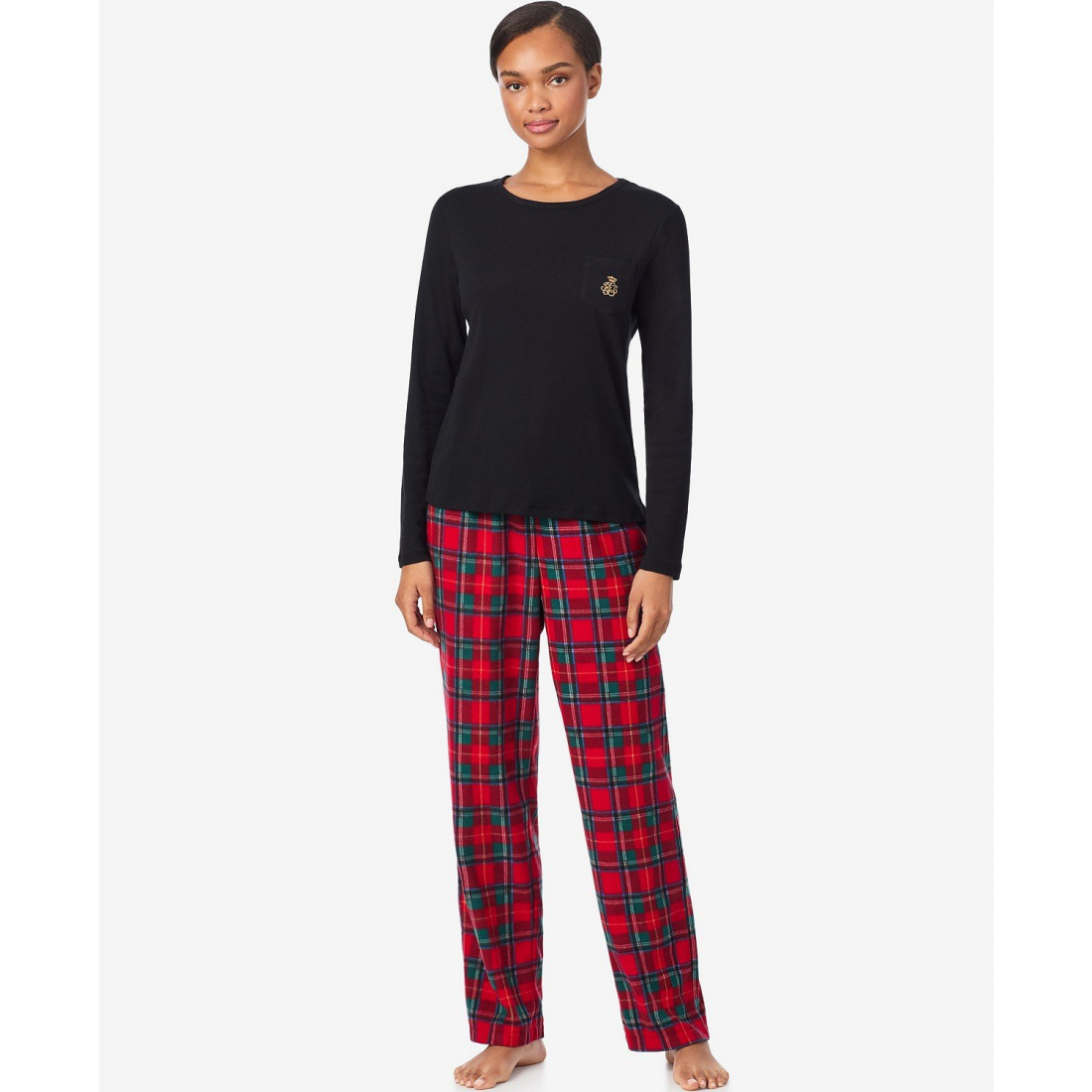 'Long Sleeve Pajama Set' pour Femmes